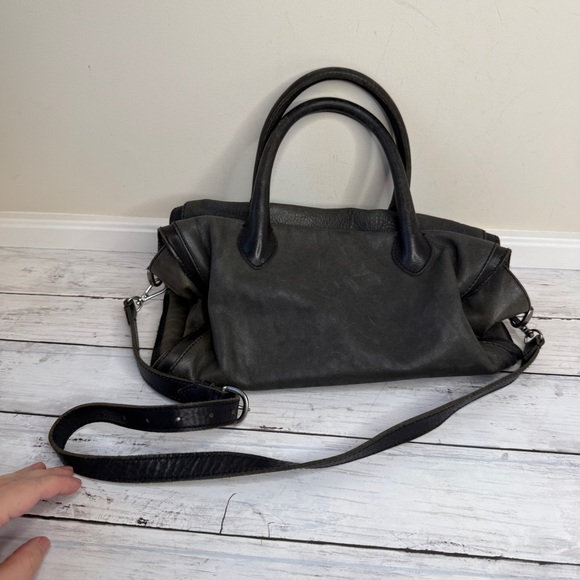 Madewell Charcoal black Leather Shoulder Bag - Picture 2 of 5